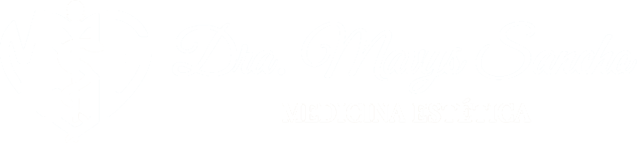 Logotipo blanco sobre navy