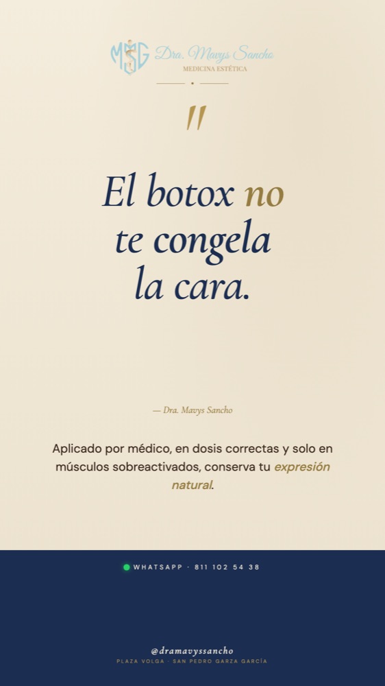 Pieza de solo texto sobre crema con tipografía grande