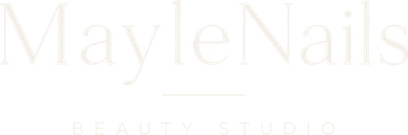 Logotipo en crema sobre lavanda